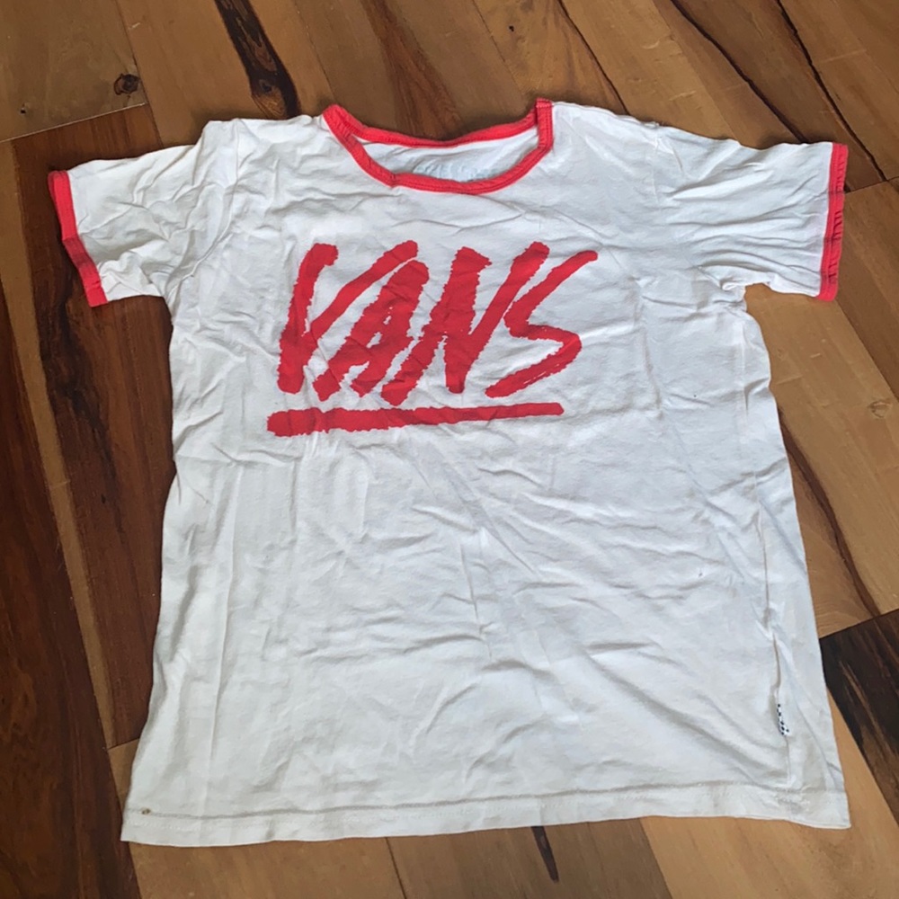 LIKE NEW- VANS OFF THE WALL T-SHIRT - WOMENS SIZE EXTRA SMALL
